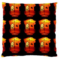 Paper Lantern Chinese Celebration Large Cushion Case (one Side) by HermanTelo