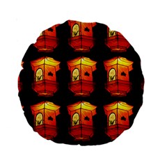 Paper Lantern Chinese Celebration Standard 15  Premium Round Cushions