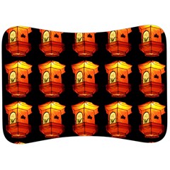 Paper Lantern Chinese Celebration Velour Seat Head Rest Cushion