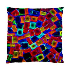 Neon Glow Glowing Light Design Standard Cushion Case (two Sides) by HermanTelo