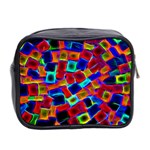 Neon Glow Glowing Light Design Mini Toiletries Bag (Two Sides) Back