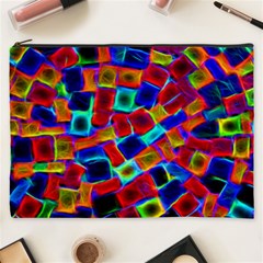 Neon Glow Glowing Light Design Cosmetic Bag (xxxl)