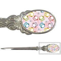 Owl Bird Cute Pattern Background Letter Opener