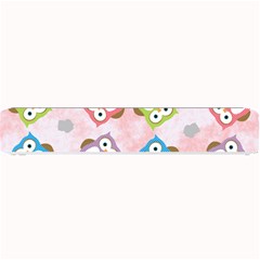 Owl Bird Cute Pattern Background Small Bar Mats