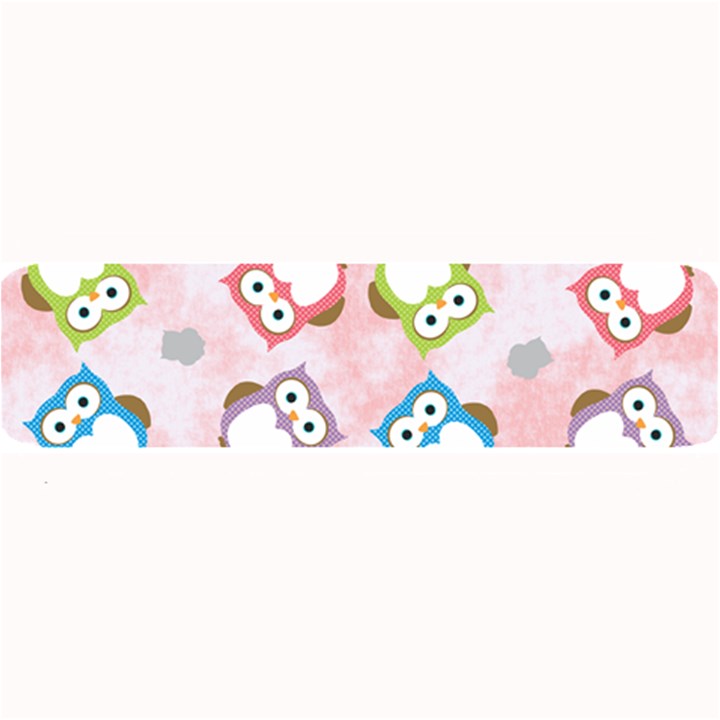 Owl Bird Cute Pattern Background Large Bar Mats