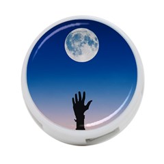 Moon Sky Blue Hand Arm Night 4-port Usb Hub (two Sides) by HermanTelo