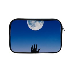 Moon Sky Blue Hand Arm Night Apple Macbook Pro 13  Zipper Case by HermanTelo