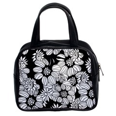 Mandala Calming Coloring Page Classic Handbag (two Sides)