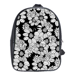 Mandala Calming Coloring Page School Bag (large) by HermanTelo