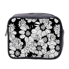 Mandala Calming Coloring Page Mini Toiletries Bag (two Sides) by HermanTelo