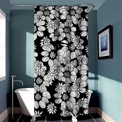 Mandala Calming Coloring Page Shower Curtain 36  X 72  (stall)  by HermanTelo