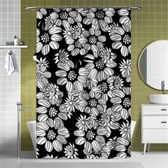 Mandala Calming Coloring Page Shower Curtain 48  X 72  (small)  by HermanTelo