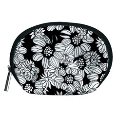 Mandala Calming Coloring Page Accessory Pouch (medium) by HermanTelo