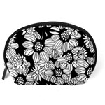 Mandala Calming Coloring Page Accessory Pouch (Large) Back