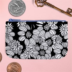 Mandala Calming Coloring Page Large Coin Purse