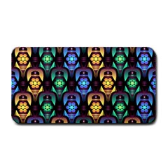 Pattern Background Bright Blue Medium Bar Mats