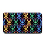 Pattern Background Bright Blue Medium Bar Mats 16 x8.5  Bar Mat