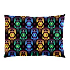 Pattern Background Bright Blue Pillow Case