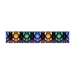 Pattern Background Bright Blue Flano Scarf (mini)