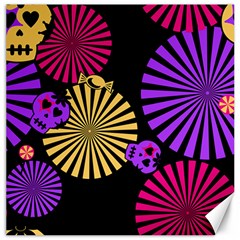 Seamless Halloween Day Dead Canvas 12  X 12  by HermanTelo