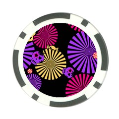 Seamless Halloween Day Dead Poker Chip Card Guard