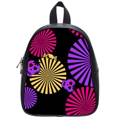 Seamless Halloween Day Dead School Bag (small)