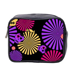 Seamless Halloween Day Dead Mini Toiletries Bag (two Sides)