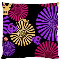 Seamless Halloween Day Dead Large Cushion Case (one Side)