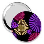 Seamless Halloween Day Dead 3  Handbag Mirrors Front