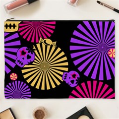 Seamless Halloween Day Dead Cosmetic Bag (xxxl) by HermanTelo