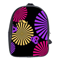 Seamless Halloween Day Dead School Bag (xl)