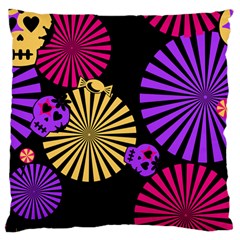 Seamless Halloween Day Dead Standard Flano Cushion Case (one Side)