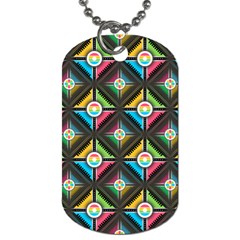 Pattern Pastels Background Dog Tag (one Side)