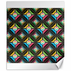 Pattern Pastels Background Canvas 8  X 10 