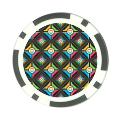 Pattern Pastels Background Poker Chip Card Guard