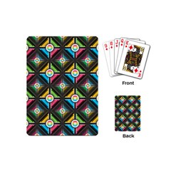 Pattern Pastels Background Playing Cards (mini) by HermanTelo