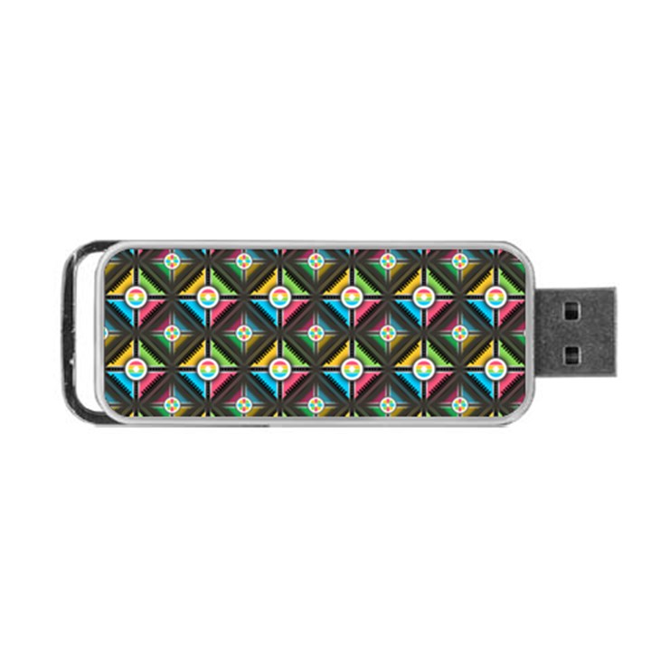 Pattern Pastels Background Portable USB Flash (Two Sides)