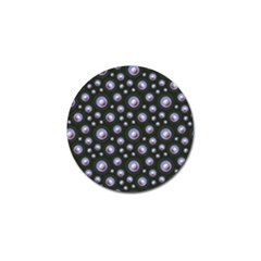 Seamless Pattern Background Circle Golf Ball Marker