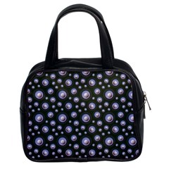 Seamless Pattern Background Circle Classic Handbag (two Sides)