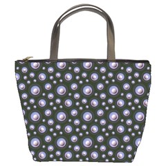 Seamless Pattern Background Circle Bucket Bag