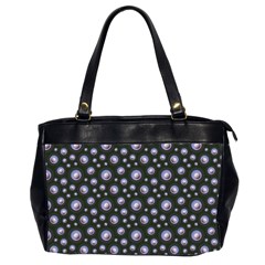 Seamless Pattern Background Circle Oversize Office Handbag (2 Sides)