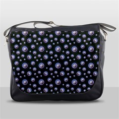 Seamless Pattern Background Circle Messenger Bag