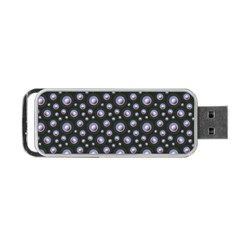 Seamless Pattern Background Circle Portable Usb Flash (two Sides) by HermanTelo