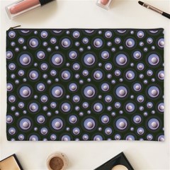 Seamless Pattern Background Circle Cosmetic Bag (xxxl)