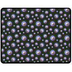 Seamless Pattern Background Circle Double Sided Fleece Blanket (medium) 