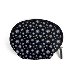 Seamless Pattern Background Circle Accessory Pouch (small)