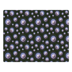 Seamless Pattern Background Circle Double Sided Flano Blanket (large) 