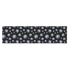 Seamless Pattern Background Circle Satin Scarf (oblong)