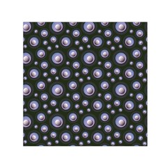 Seamless Pattern Background Circle Small Satin Scarf (square) by HermanTelo