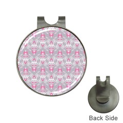 Seamless Pattern Background Hat Clips With Golf Markers